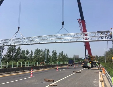 平顶山平顶山门架标牌施工现场